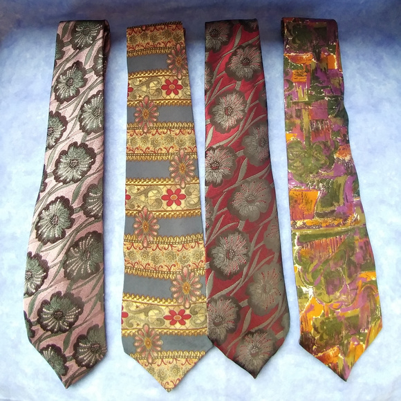 Various Other - 4 vintage men's ties